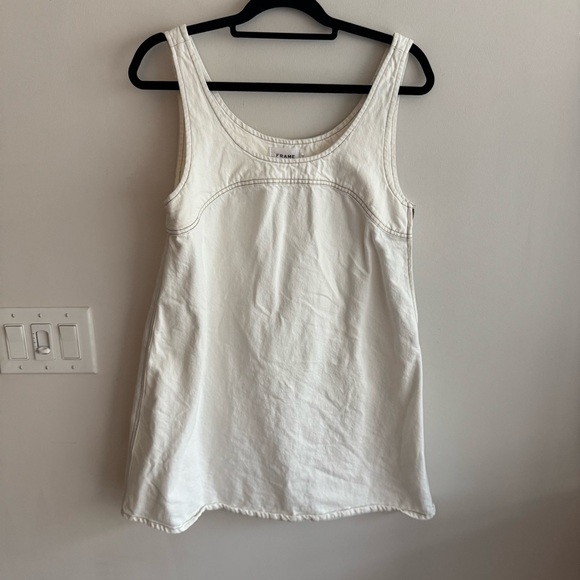 Frame Micro Flare Denim Dress - Picture 2 of 7